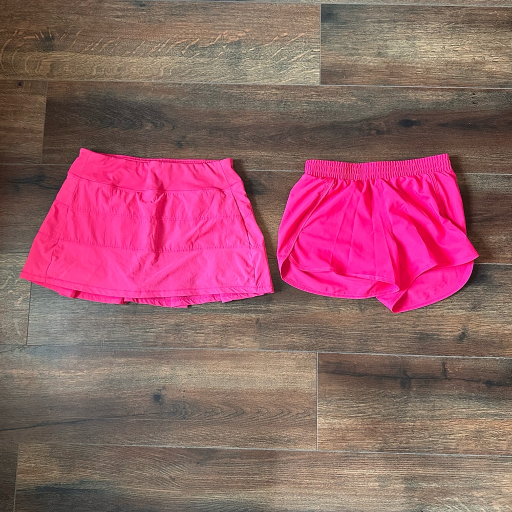 All in Motion girls Vibrant Pink Athletic Shorts
